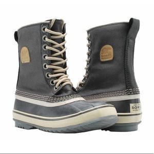 Sorel 1964 Premium CVS Black/Fossil Snow Boots